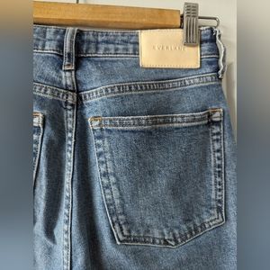 Everlane high rise straight leg jeans